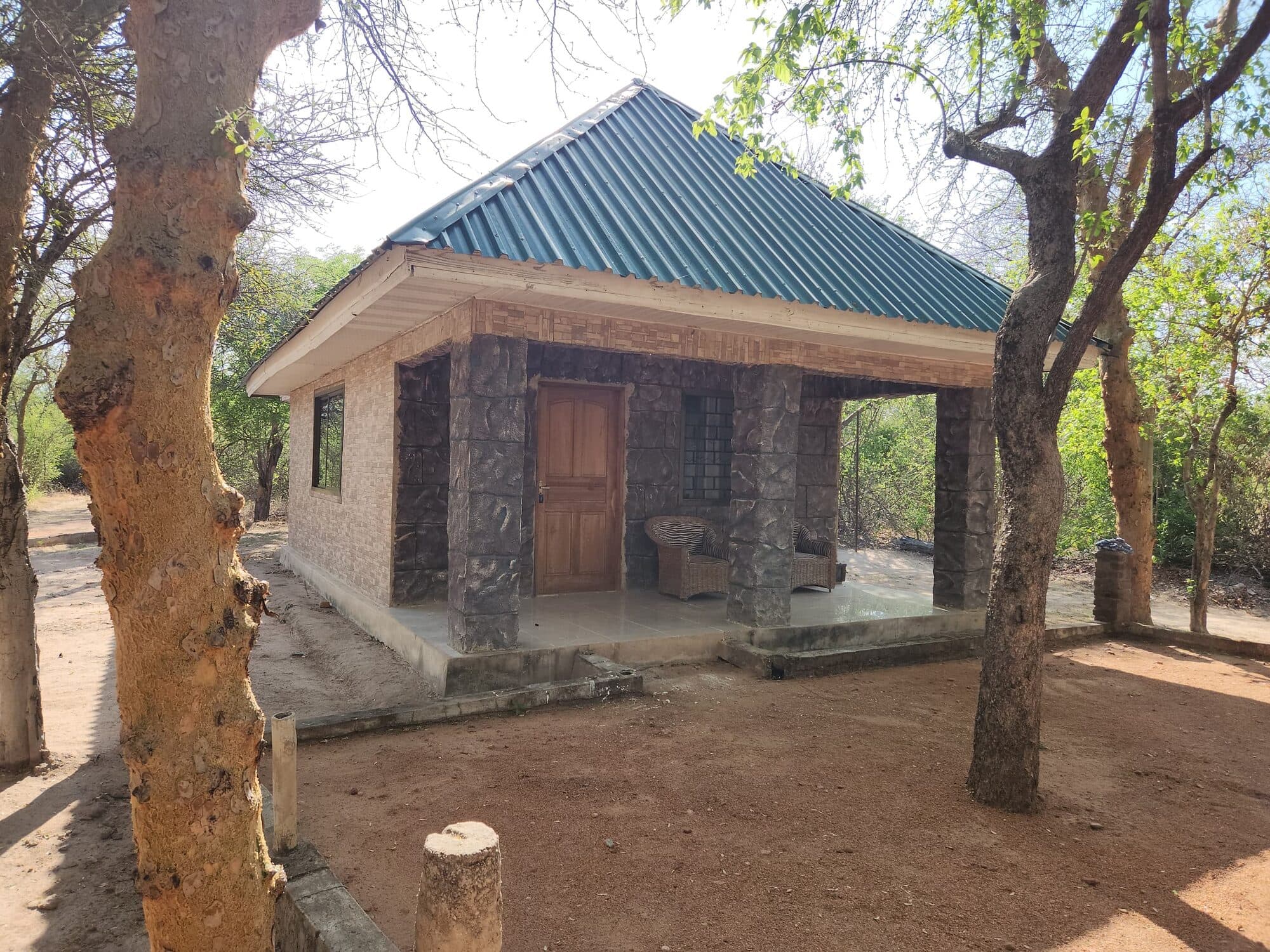 Stone cottage at Oxpecker Camp near Ruaha National Park